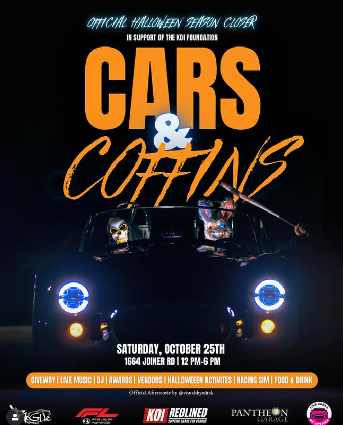 Cars & Coffins flyer